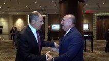 Çavuşoğlu, Rusya Dışişleri Bakanı Sergey Lavrov ile görüştü