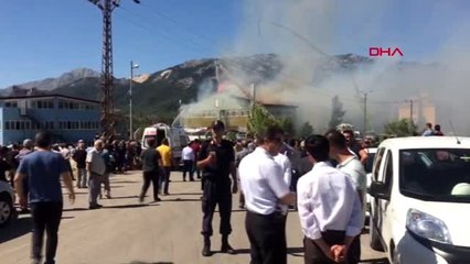 KONYA HUĞLU'DA SİLAH FABRİKASINDA YANGIN-2
