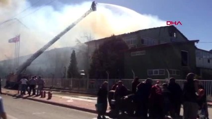 KONYA HUĞLU'DA SİLAH FABRİKASINDA YANGIN-3