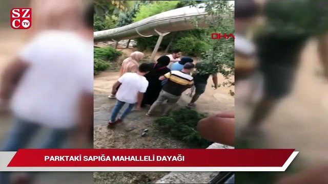 Parktaki sapık iddiasına mahalleli dayağı