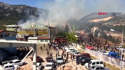 KONYA HUĞLU'DA SİLAH FABRİKASINDA YANGIN-4