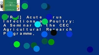 [FREE] Acute Virus Infections of Poultry: A Seminar in the CEC Agricultural Research Programme,