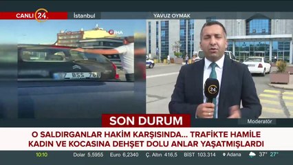Baklavacı trafik magandaları hakim karşısında