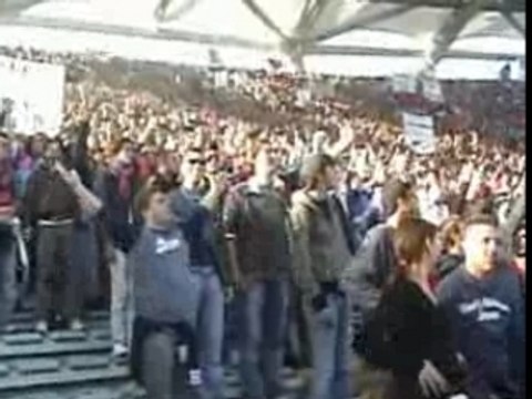 CURVA NORD - Tifosi Catania all' Olimpico - Roma vs Catania