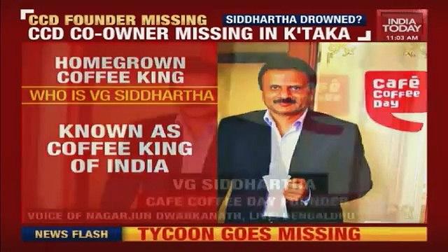 Cafe Coffee Day Founder VG Siddhartha Goes Missing From Mangaluru
