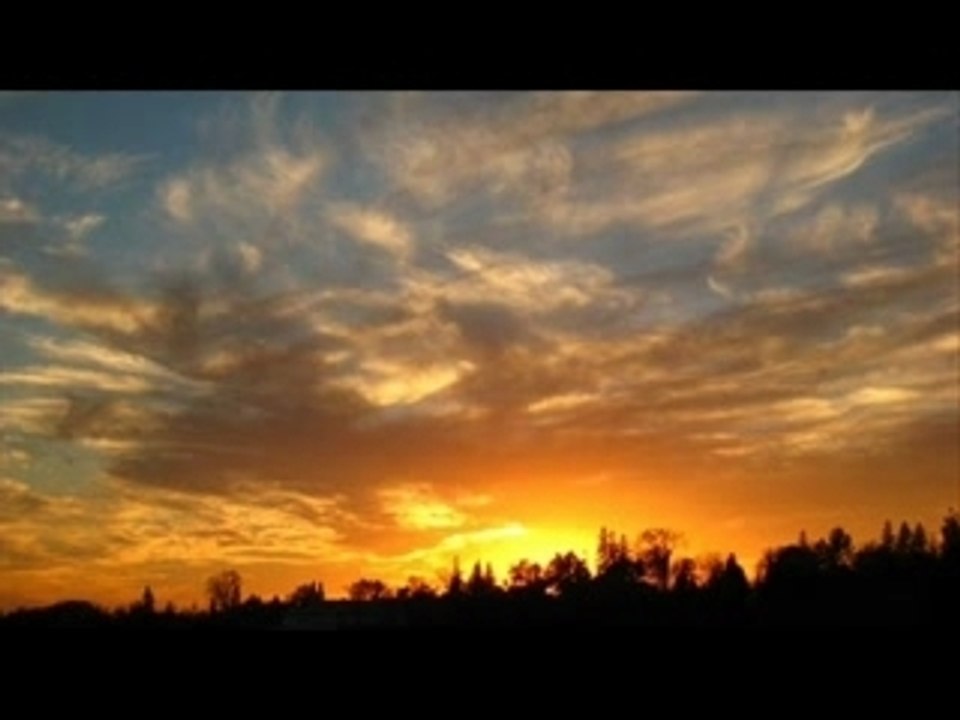 Le soleil se couche