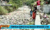 Pembersihan Sampah Kali Bahagia Sepanjang 1,5 Km Terkendala Bangunan