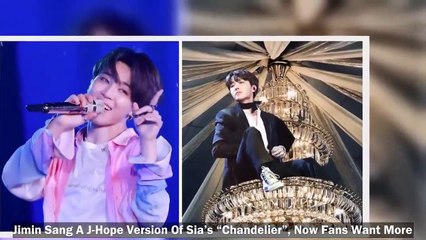 Jimin Sang A J-Hope Version Of Sia’s “Chandelier”, Now Fans Want More