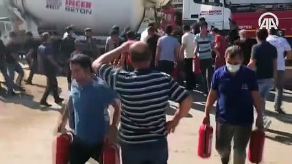 Konya'da silah fabrikasında yangın