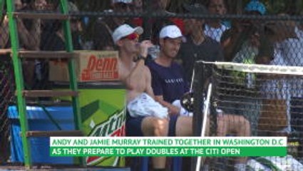 Murray brothers practice ahead of Washington doubles