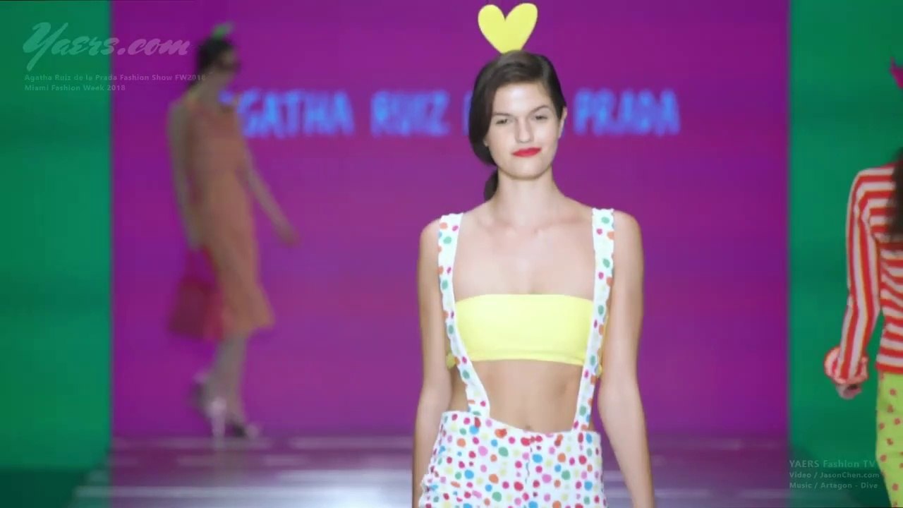 Best Models at Agatha Ruiz de la Prada Fashion Show FW 2018 Miami Fashion Week 2018