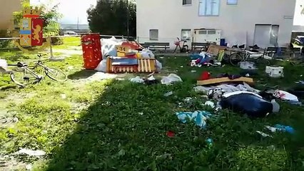 Torino - Completato lo sgombero dell'ex Villaggio Olimpico (30.07.19)