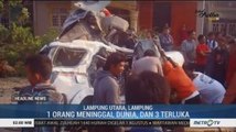 Kecelakaan Beruntun di Lampung, Sopir Bus Melarikan Diri
