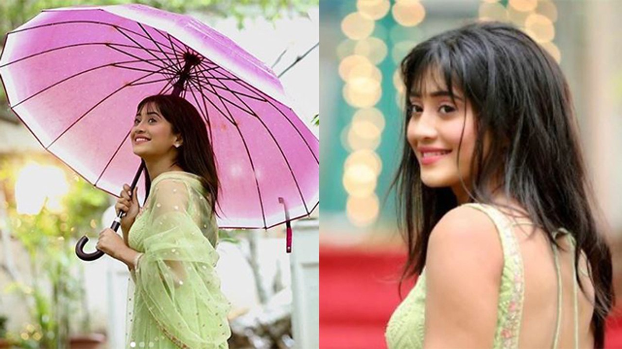 Shivangi Joshi enjoys rain on the sets of Yeh Rishta Kya Kehlata Hai; Check out | FilmiBeat