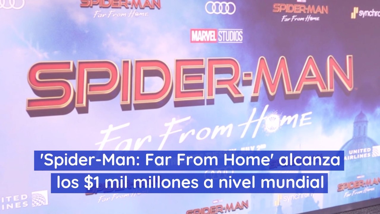 'Spider-Man Far From Home' alcanza los 1 mil millones a nivel mundial