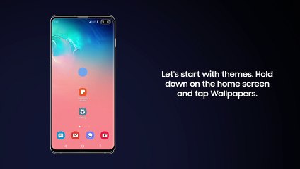 Galaxy S10- How to customize your home screen