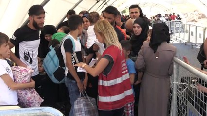 Suriyeliler bayram için ülkelerine gidiyor - KİLİS