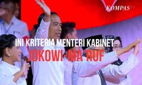 Ini Kriteria Menteri Kabinet Jokowi-Ma’ruf