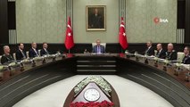 MGK, Cumhurbaşkanı Recep Tayyip Erdoğan başkanlığında toplandı