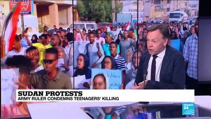 Sudan protests: "The reaction to the teenagers' killing has been enormous"