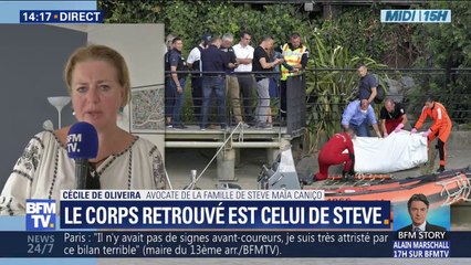 "Pour ses proches, c'est un mélange de soulagement et d'horreur" explique l'avocate de la famille de Steve Maia Caniço :