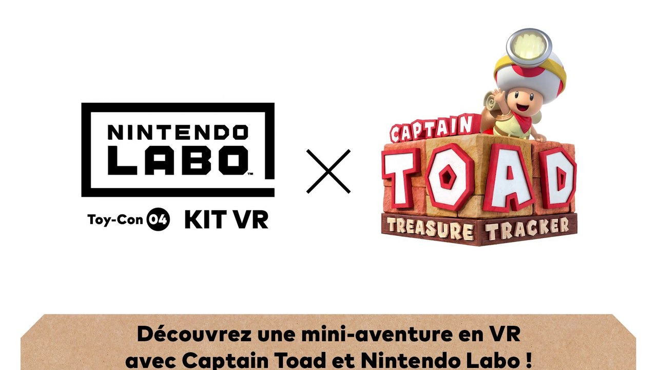 Captain Toad : Treasure Tracker - Compatibilité Nintendo Labo Kit VR