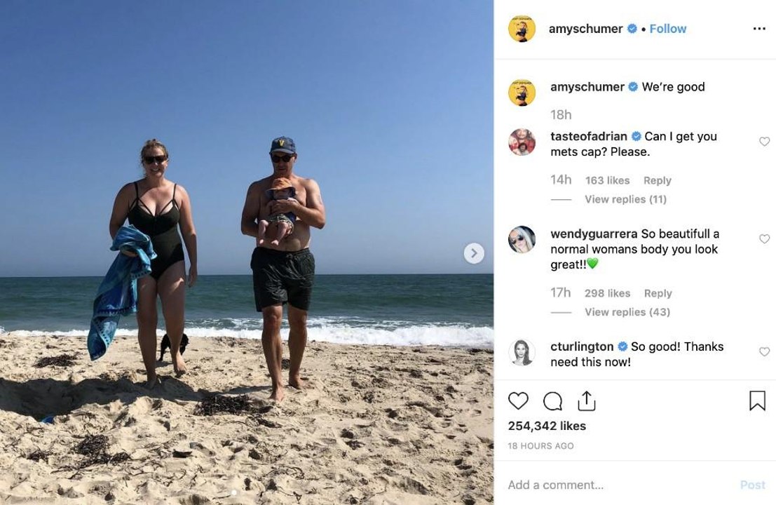 Amy Schumer feels 'strong' after giving birth