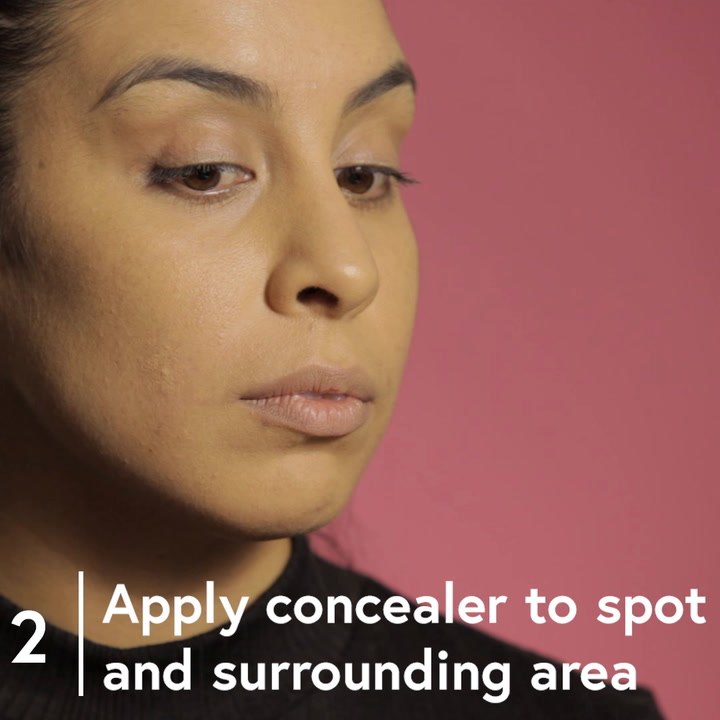 3 Steps To Conceal A Blemish