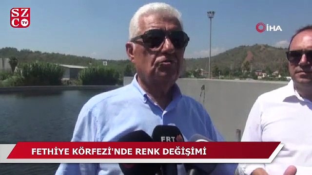 Fethiye Körfezi'ndeki renk değişimi