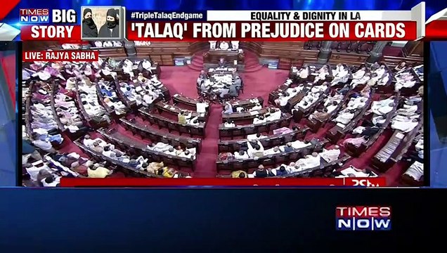 Bill criminalising triple talaq passed in Rajya Sabha amid walkout by JD(U), AIADMK