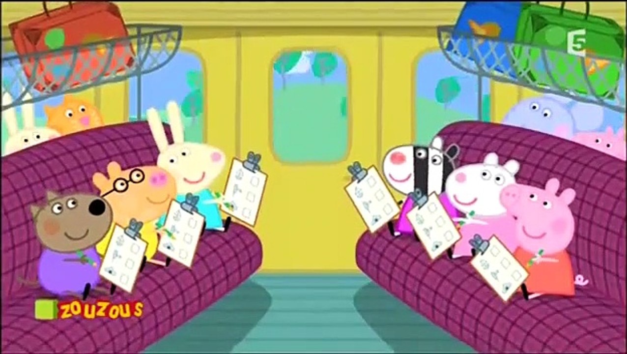Peppa pig - Le voyage en train