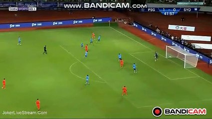 Goal Cavani (2-0) Paris St. Germain vs Sydney FC