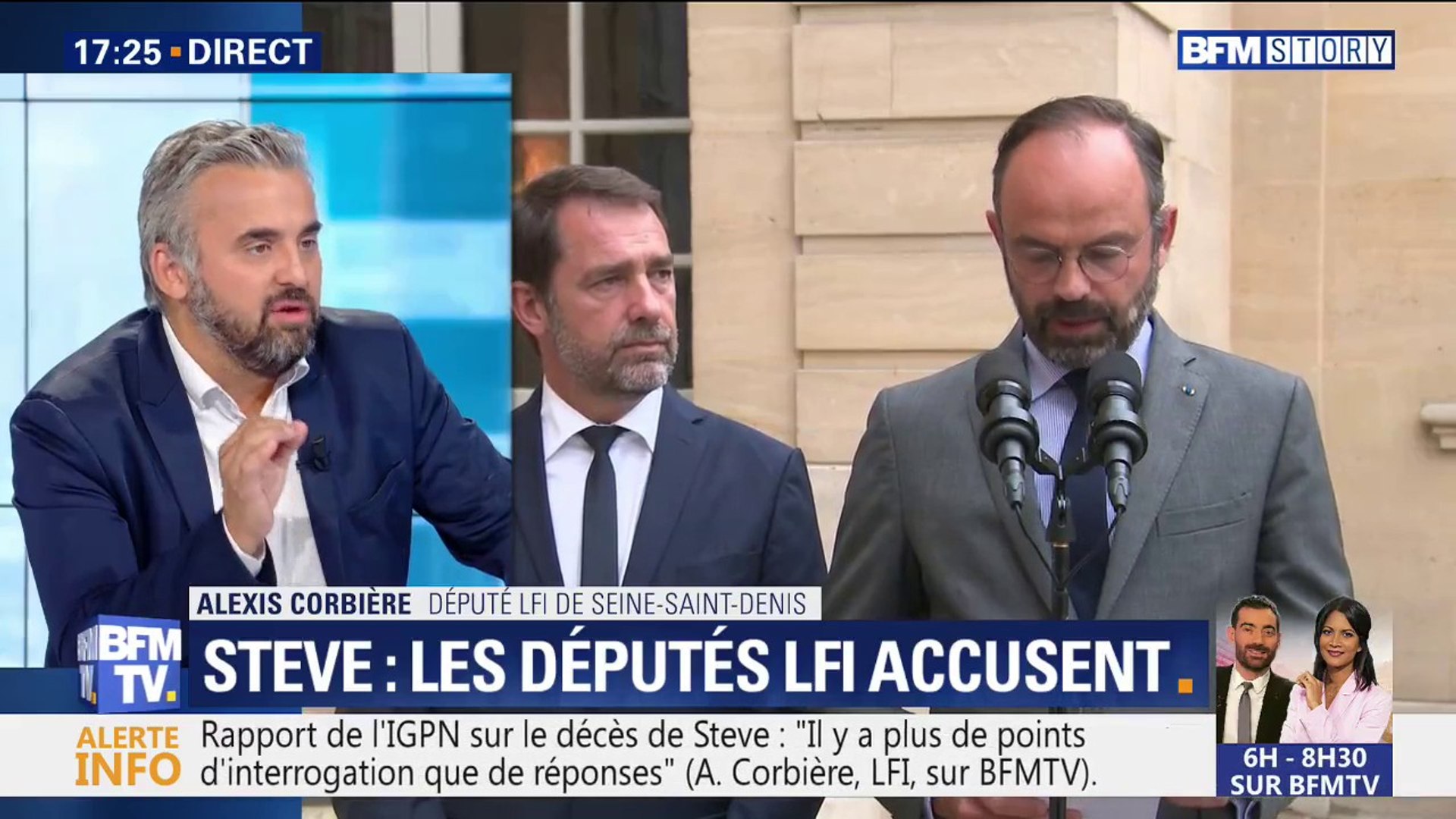 Mort de Steve: pour Alexis Corbière, "le ministre de l'Intérieur est très  silencieux sur ce dossier" - Vidéo Dailymotion