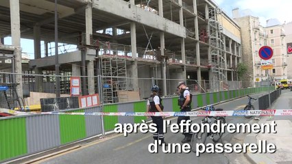 Effondrement d'un échafaudage: un mort et trois blessés graves