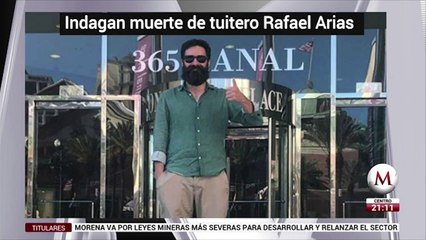 Investigan suicidio en caso del tuitero Rafael Arias