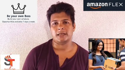 Amazon Flex | Earn Daily Rs 500 | Part Time Job | AMAZON DELIVERS JOB | By Soumens Tech