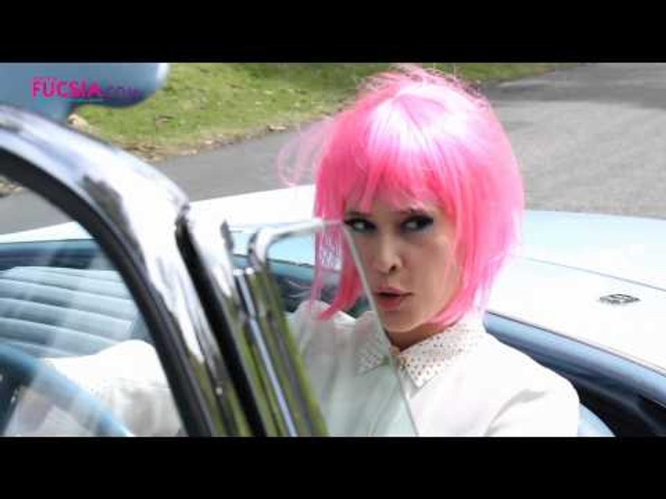 Detrás de cámaras portada Revista Fucsia con Angie Cepeda