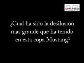 Juan Felipe Cadavid habla sobre la Copa Mustang 2008