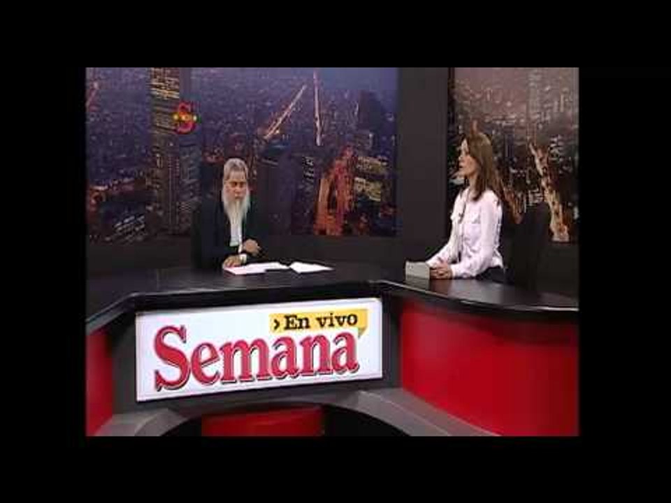 SEMANA EN VIVO: Claudia Morales entrevista a Carlos Holmes Trujillo y a Francisco Galán (parte 1)