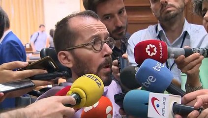 Echenique: No ha habido "ningún contacto por parte del Gobierno"