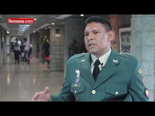 Sargento primero Edison Chaves, técnico en explosivos