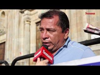Reacciones en la Plaza de Bolívar tras la destitución de Petro