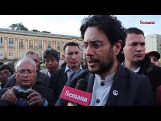 Reacciones en la Plaza de Bolívar tras la destitución de Petro