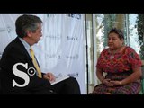 Rigoberta Menchú habla del proceso de paz con Rodrigo Pardo