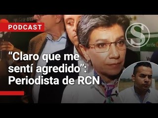 "Claudia López confunde sinceridad con grosería": periodista de RCN