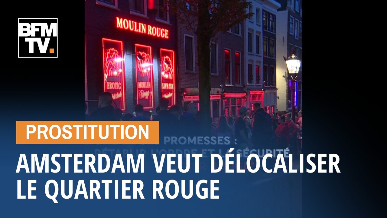 La maire d'Amsterdam veut déloger les prostituées du "Quartier rouge"