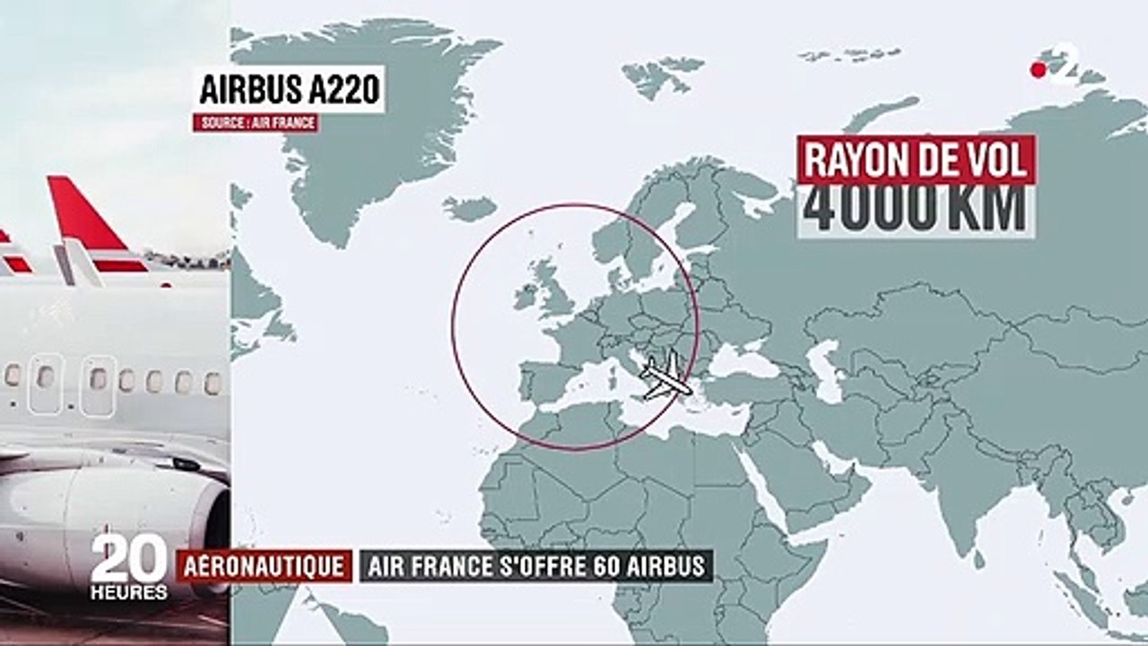 Air France : la compagnie s'offre 60 Airbus