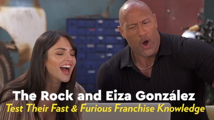 We Quizzed The Rock and Eiza González on Their Fast and Furious Knowledge, and Damn, They're Good