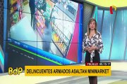 Trujillo: delincuentes armados son captados asaltando minimarket