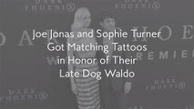Joe Jonas and Sophie Turner Got Matching Tattoos in Honor of Their Late Dog Waldo